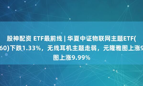 股神配资 ETF最前线 | 华夏中证物联网主题ETF(516260)下跌1.33%，无线耳机主题走弱，元隆雅图上涨9.99%